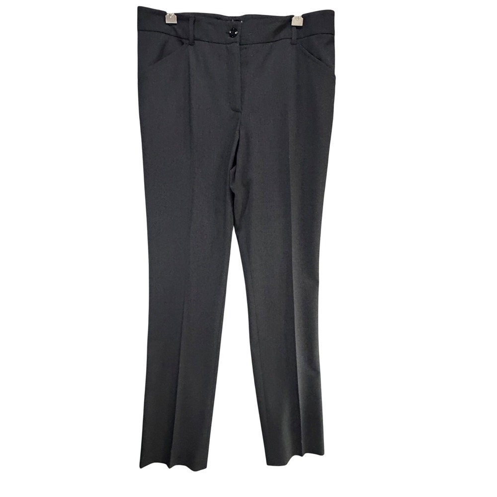 Dolce & Gabbana Virgin Wool Dress Pant IT 46 US 12 Charcoal Gray Trousers Luxury